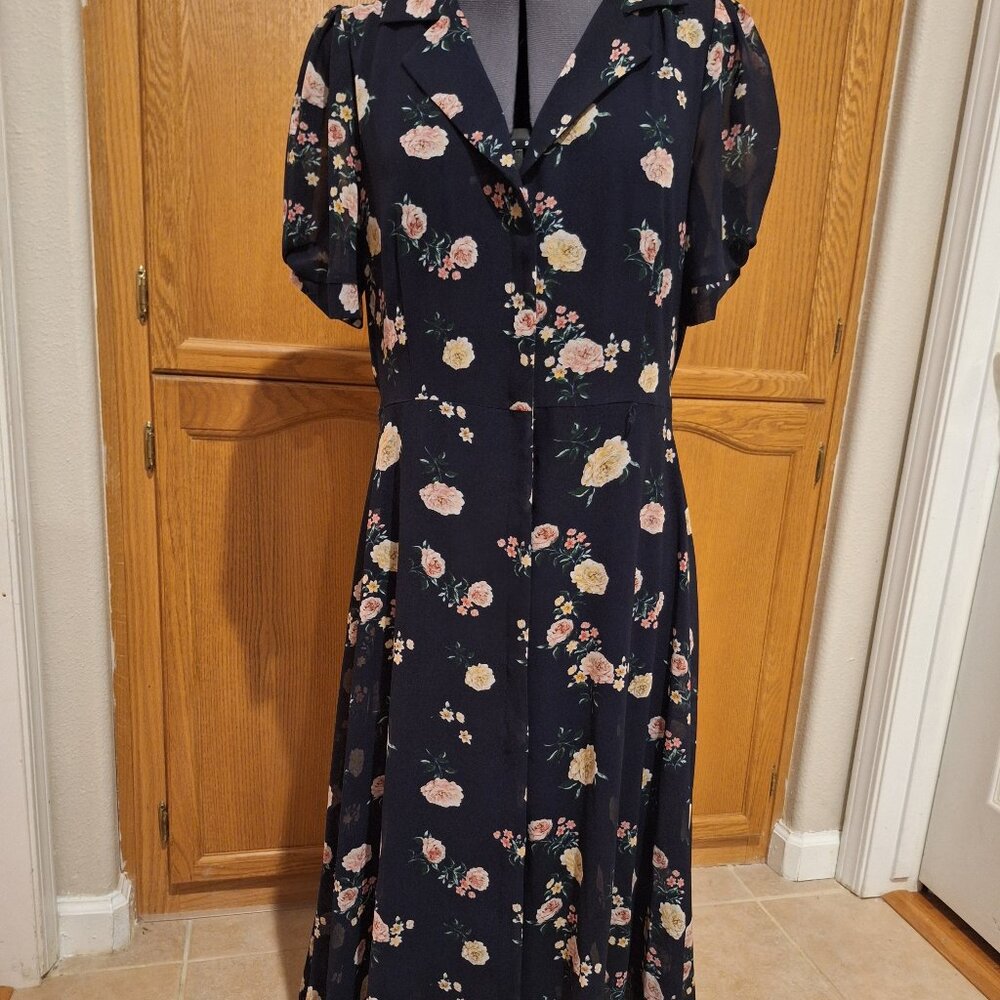 DKNY Floral Dress